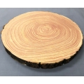 Wooden Slab/Natural Birch Edge 18"